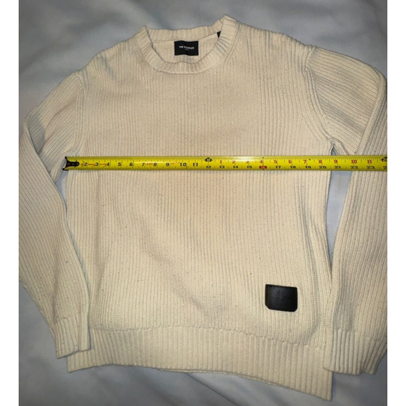 The Kooples Beige Wool Blend Sweater Ecru Knit Size M - Picture 6 of 8